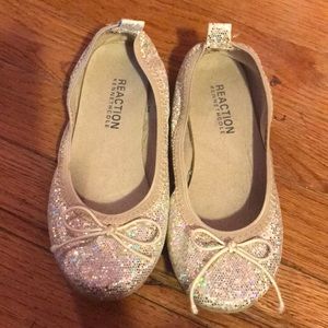 Kenneth Cole sparkly ballet flats